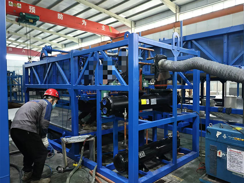 BAOCHARM 5-Ton Block Ice Machine Trial Run before Delivery