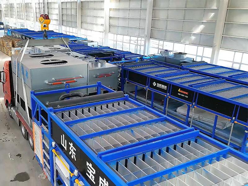 Behind the Scenes: The Precision Logistics of Shipping 4 x 20-Ton Block Ice Machines