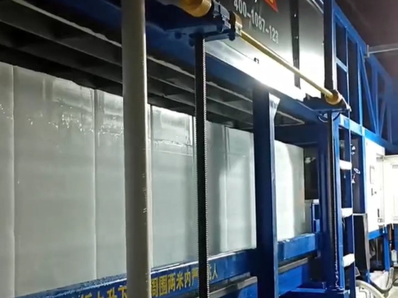 Successful Trial Run for 50kg Ice Block Machine Hits 15 Tons Daily Capacity