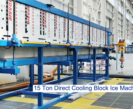 15 Ton Industrial Direct Cooling Block Ice Machine