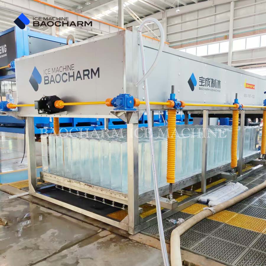 BAOCHARM 6 Ton Direct Cooling Transparent Block Ice Machine