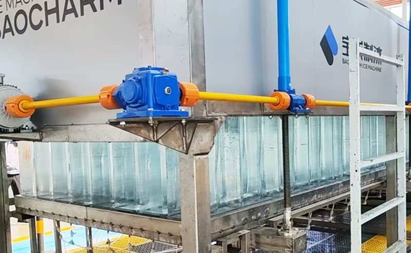 direct cooling block ice machine making bulk clear block ice