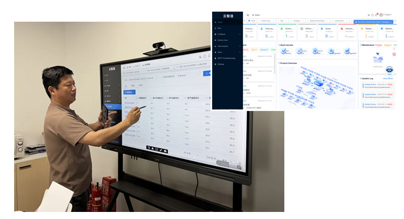 Direct-cooling Ice Block Machine Smart Management Dashboard Direct-cooling ice block machine smart management dashboard