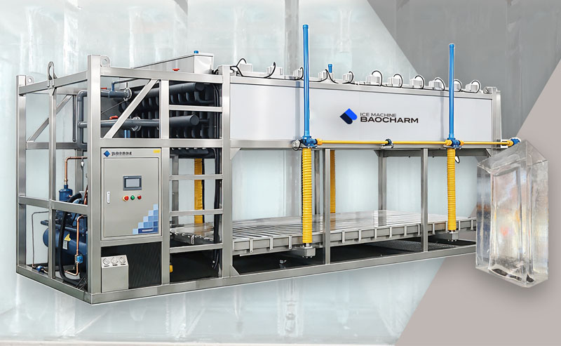 Industrial Direct Cooling Clear Block Ice Making Machine Industrial Direct Cooling Clear Block Ice Making Machine